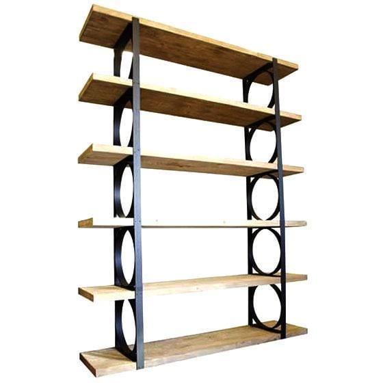 Стеллаж для хранения мм металл/ дерево1990х1060х355 мм Дуб венге (NS-1726)