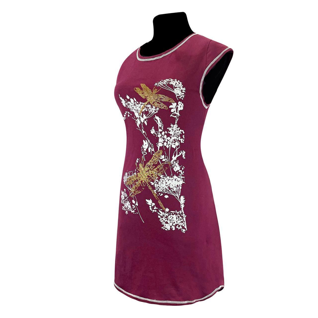 Туника женская летняя 984 Бабка р. 44/46 Бордовый (1773563468) - фото 2 Туника женская летняя 984 Бабка р. 44/46 Бордовый (1773563468) - фото 2