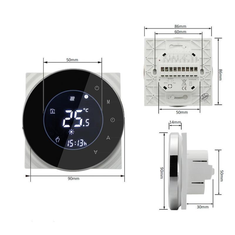 Термостат провідний тижневий BHT-6000-GALW з WiFi (SD00049557) - фото 2
