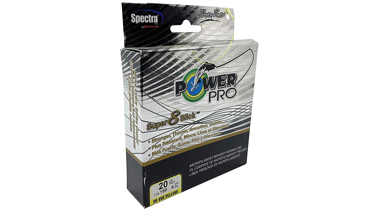 Шнур PowerPro Super 8 Slick 20lb 135м 0,23мм Yellow (6880) - фото 4