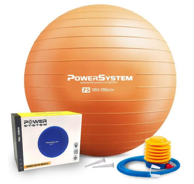 Фитбол для фитнесаPower System PS-4013 PRO Gymball Ø 75 см Orange (PS-4013_75cm_Orange)