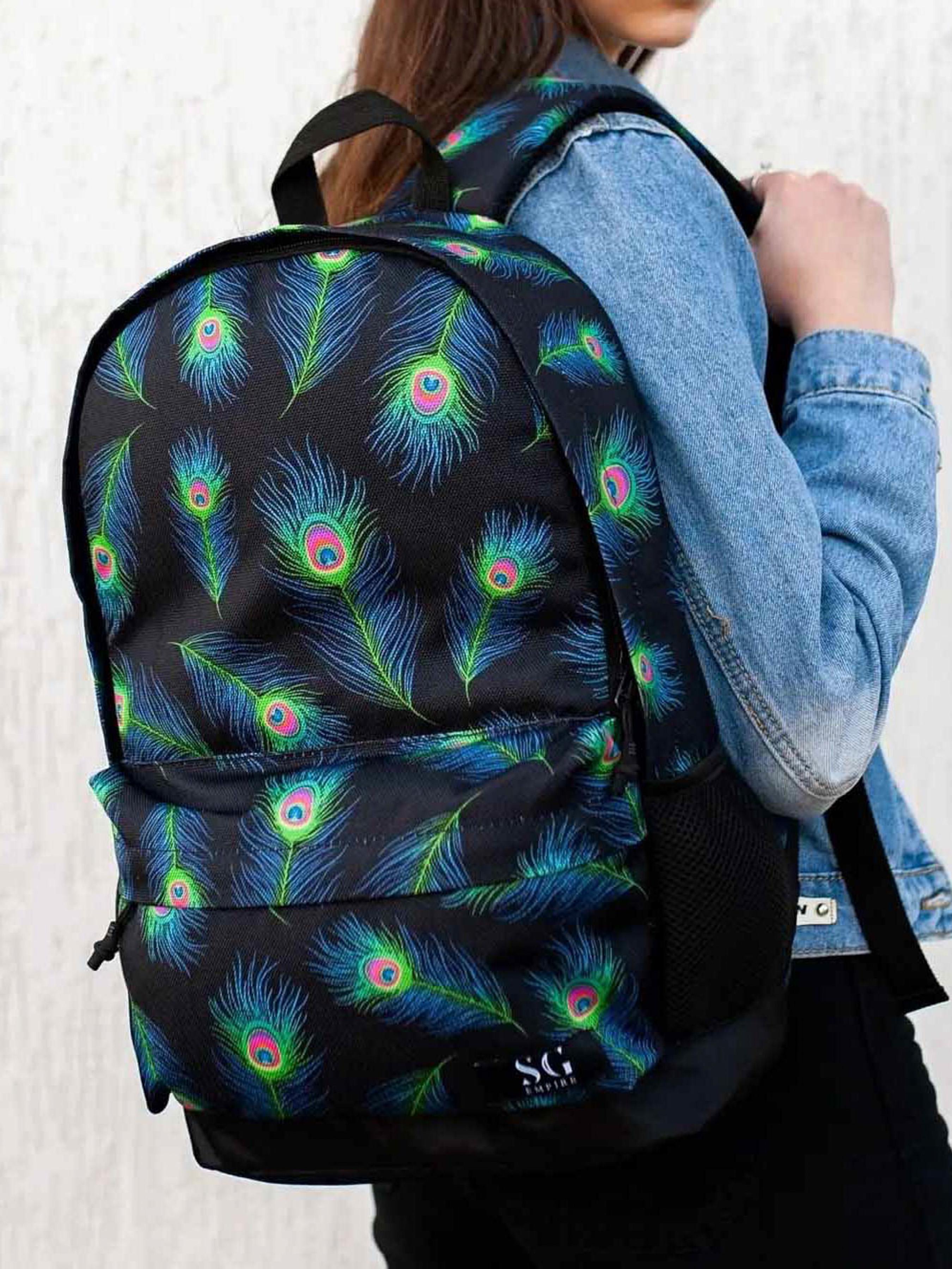 Рюкзак Town style feathers Черный (RKTS04085)