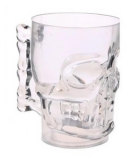 Бокал пивной Череп 500 мл Прозрачный (R89587)