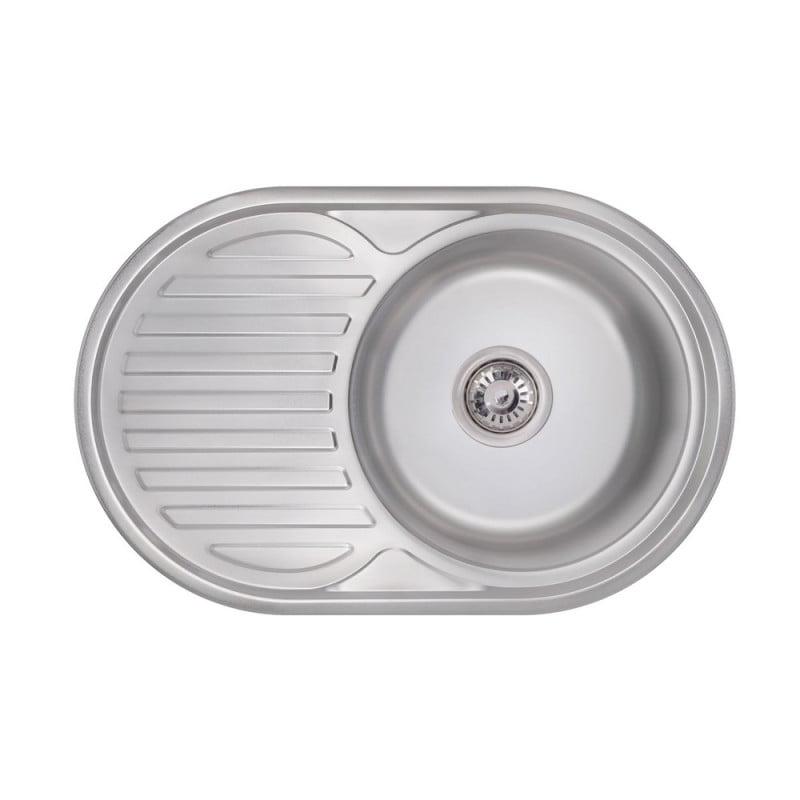 Мойка для кухни Lidz 7750 Polish 0,6 мм (LIDZ775006POL160)