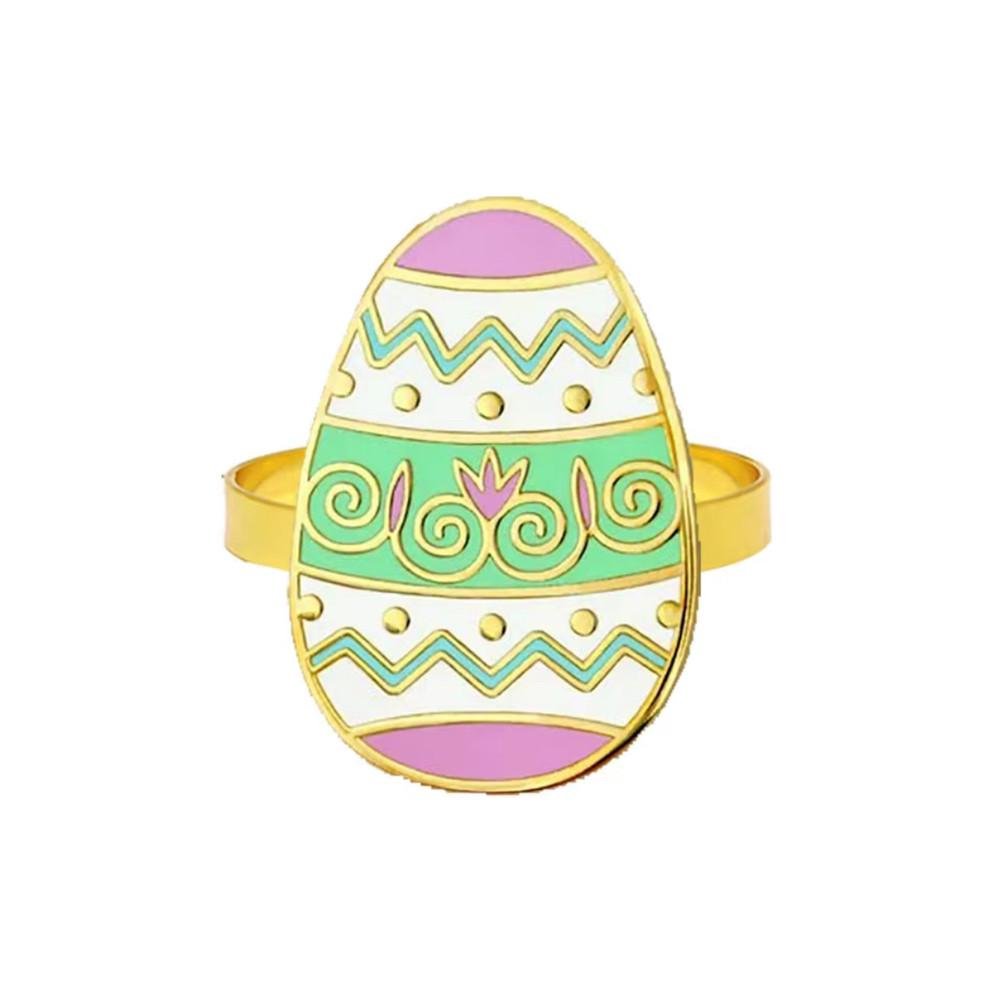 Кольца для салфеток Пасхальные 4 шт. Разноцветный