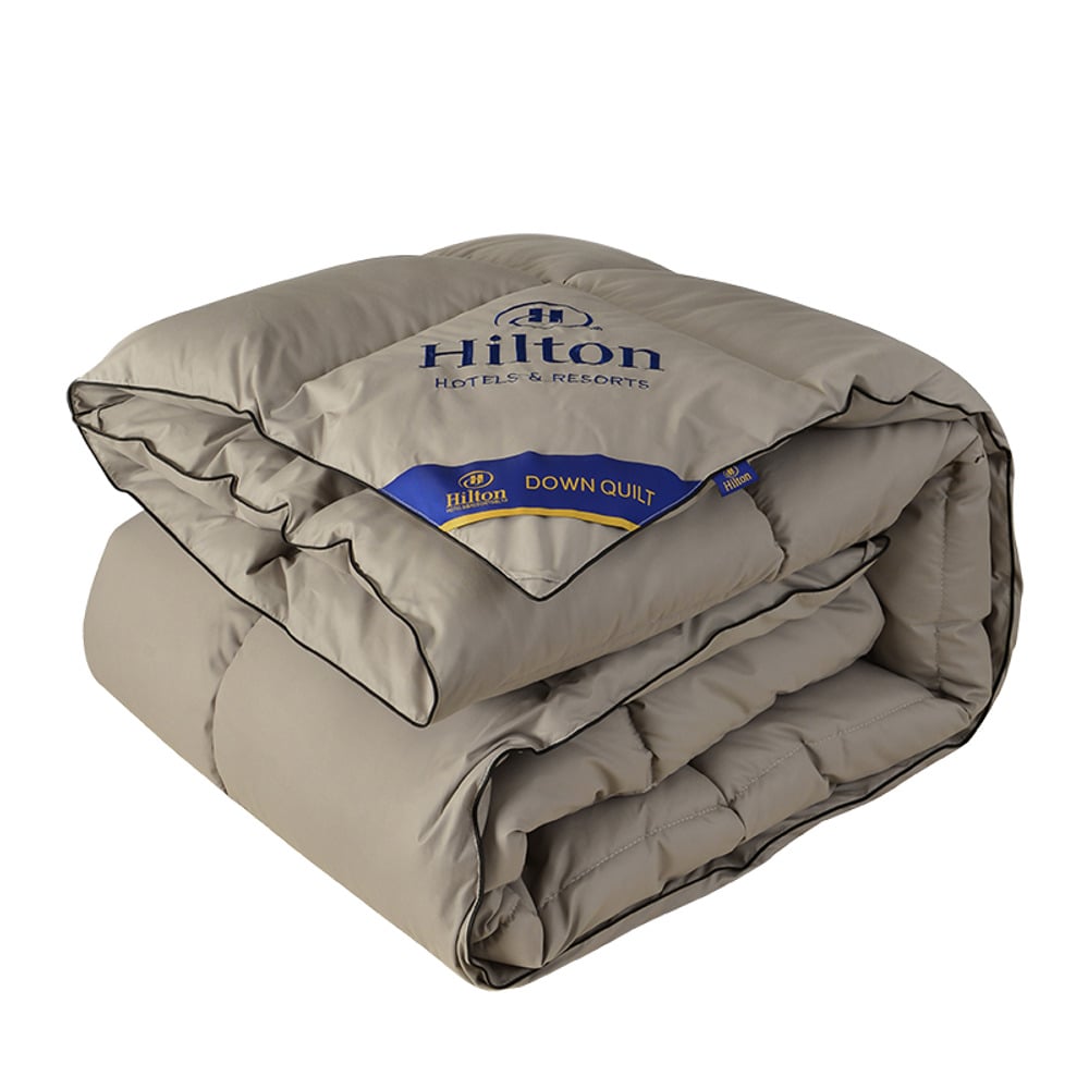 Одеяло двуспальное Hilton силиконовый наполнитель 200х230 см 4 кг Серый (8-6-5044277)