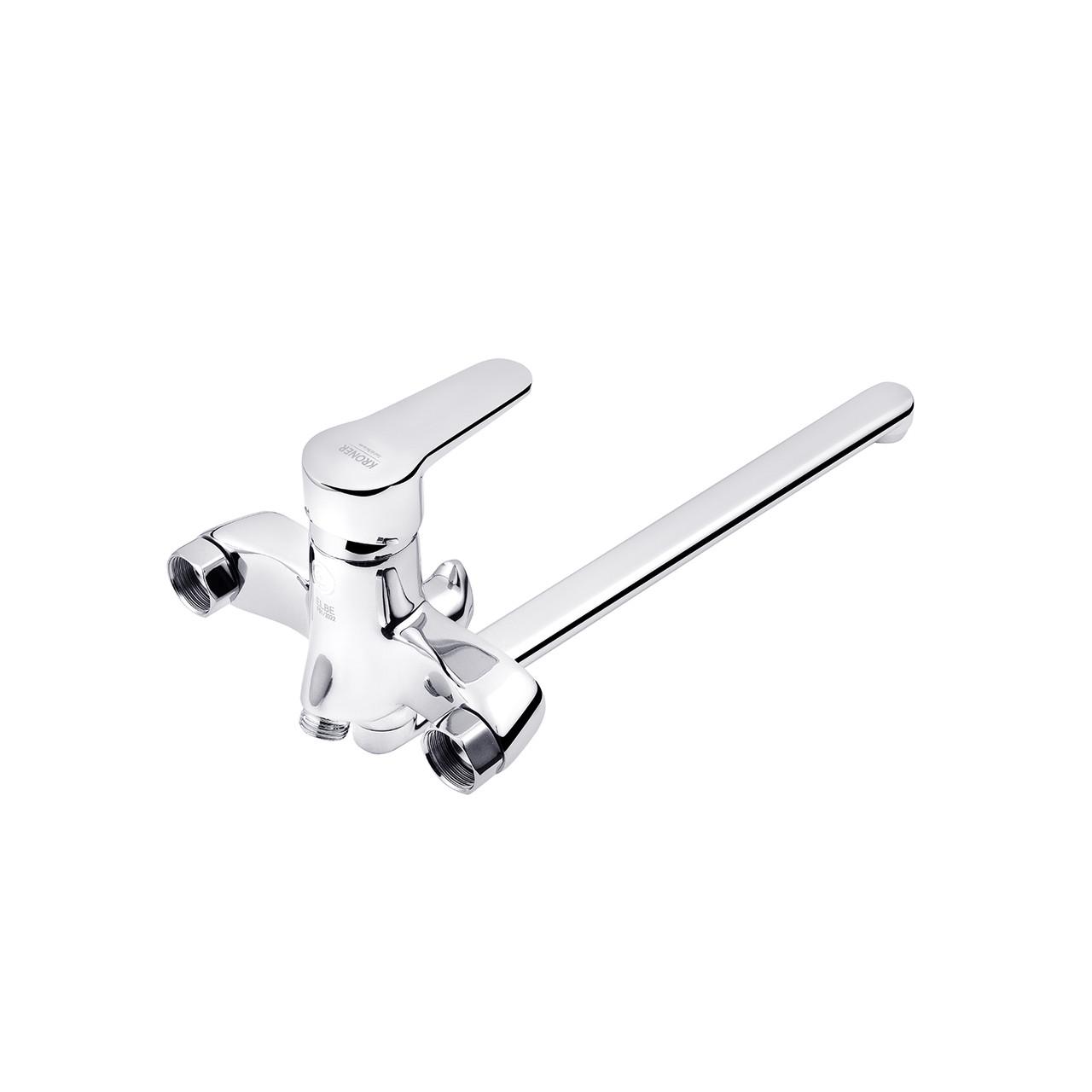 Змішувач для ванни Kroner KRM Elbe C071 з душовим гарнітуром Хром (CV016437) - фото 3