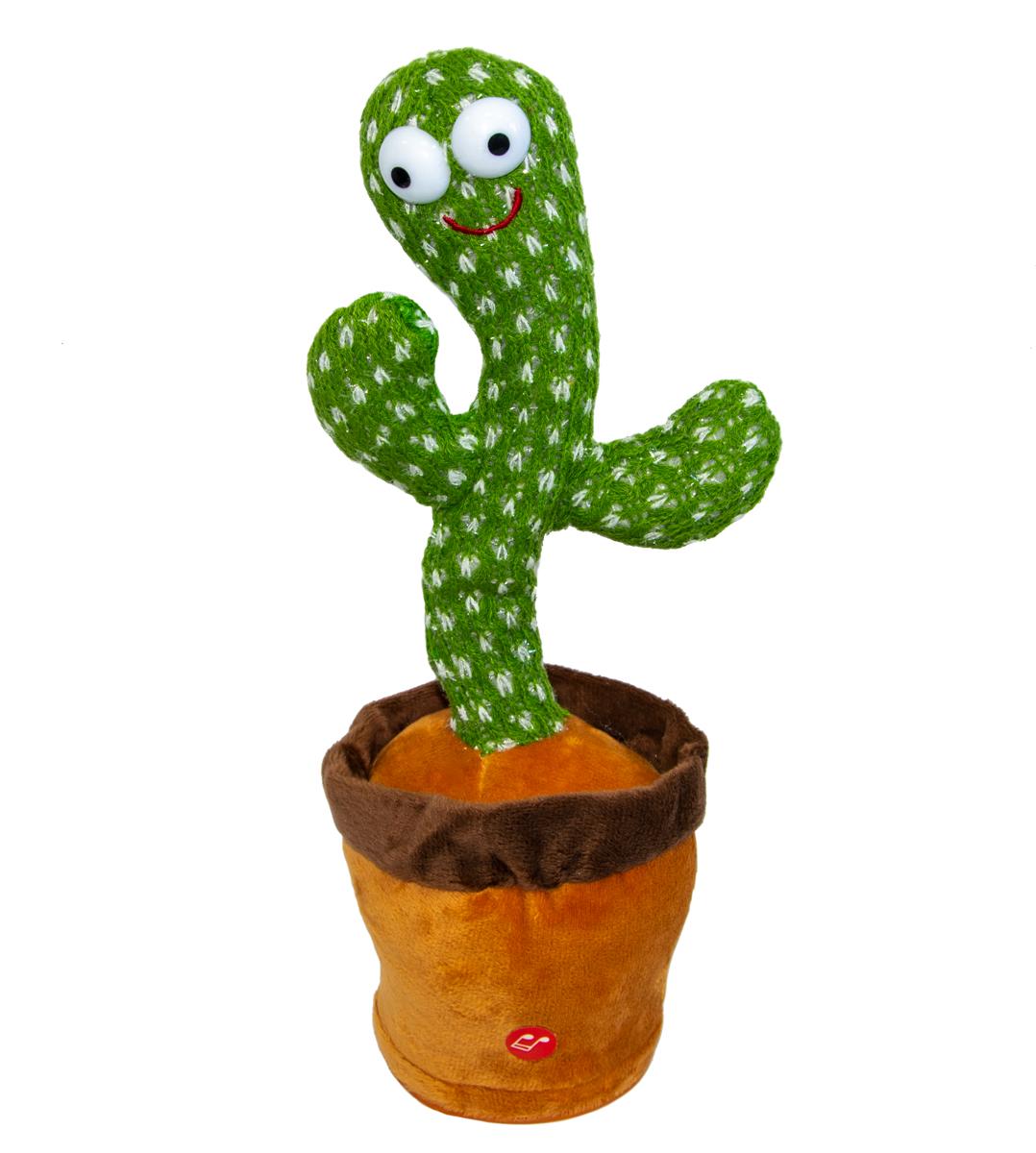 Інтерактивна іграшка Dancing Cactus на батарейках АА (1008843-Green)