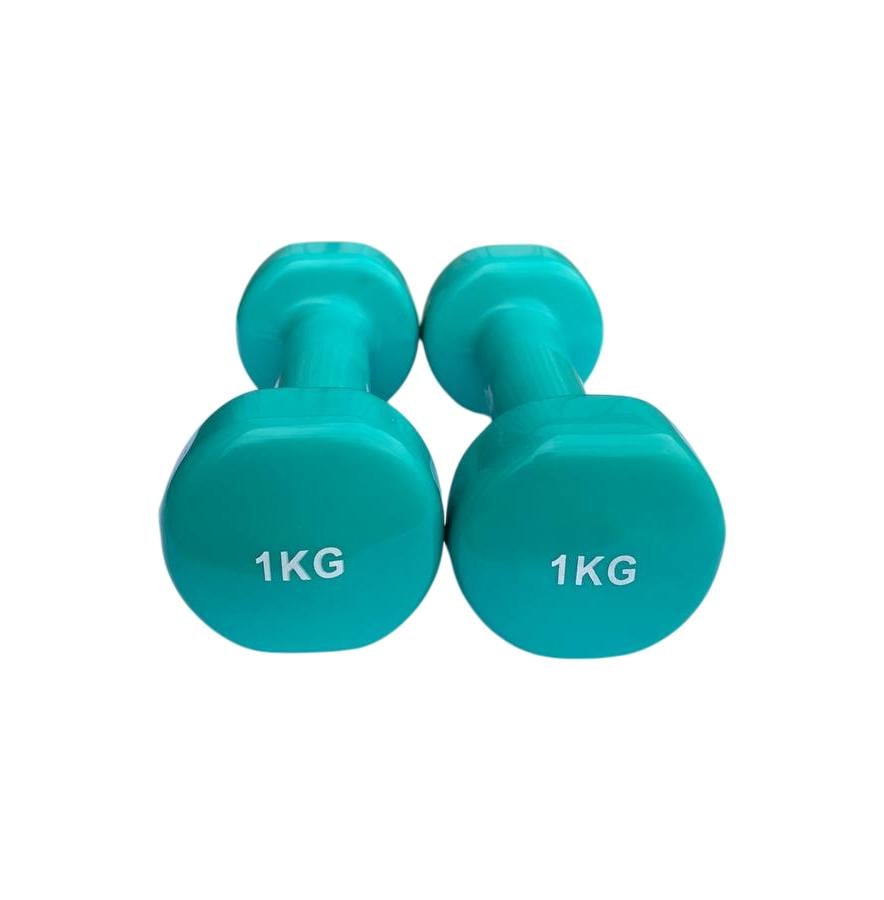 Гантель для фитнеса Generation Fitness FF51D3B с виниловым покрытием 1 кг Бирюзовый (FF51D3B-1kg turquoise) - фото 4 Гантель для фитнеса Generation Fitness FF51D3B с виниловым покрытием 1 кг Бирюзовый (FF51D3B-1kg turquoise) - фото 4