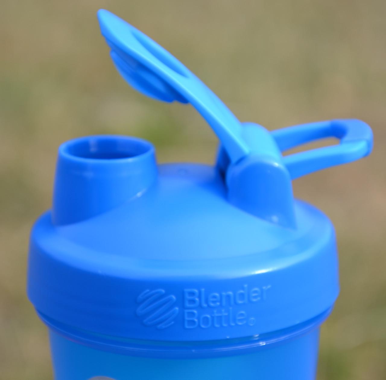 Шейкер спортивний BlenderBottle Classic Loop 20 oz. 590 мл Cyan (22348935) - фото 6