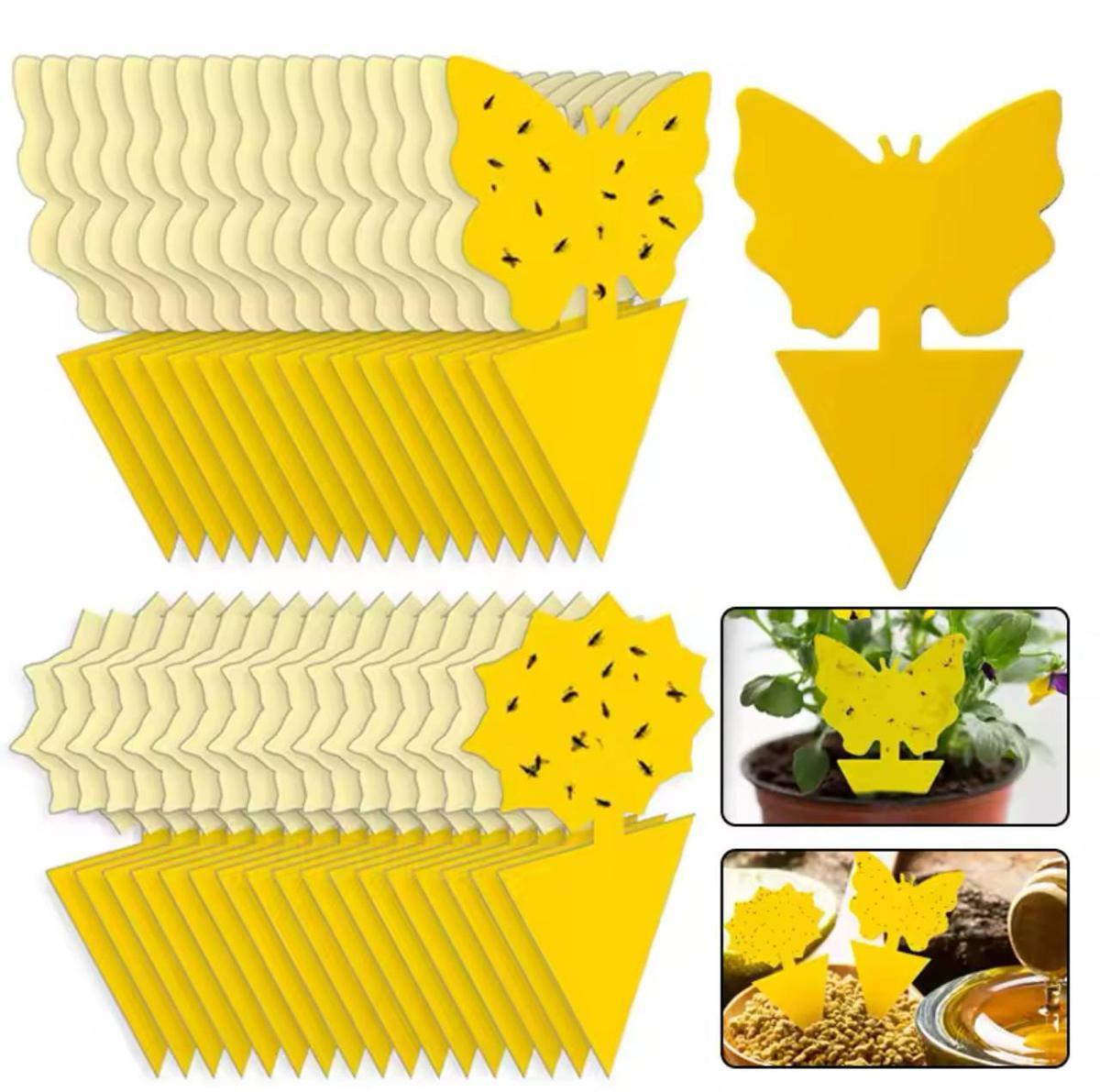 Комплект двосторонніх клейових пасток для комах 36 шт. Жовтий (723897792112) - фото 2 Комплект двосторонніх клейових пасток для комах 36 шт. Жовтий (723897792112) - фото 2