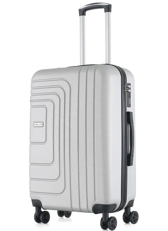 Чемодан SEMI LINE T5762-3 24" M Light Grey (60308)