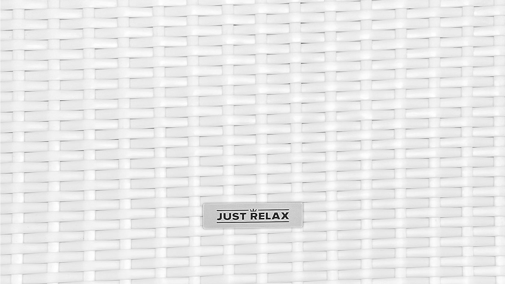 Стіл Just Relax з ротанга зі сталевим каркасом 90х90 см Білий (JR-1.1 White) - фото 3