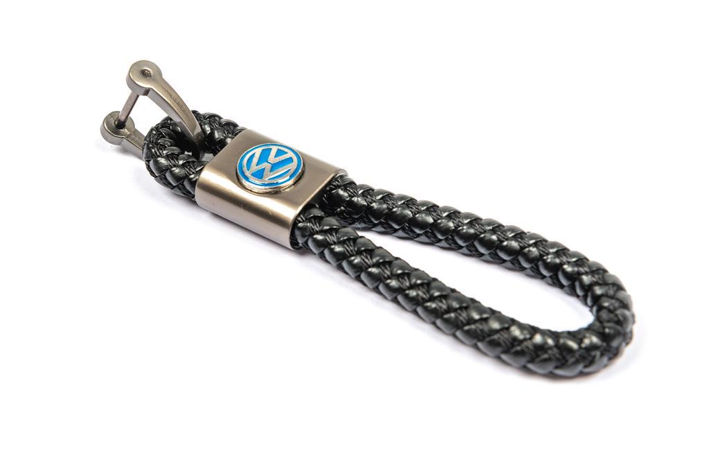 Брелок с логотипом Volkswagen кожа Black 85988