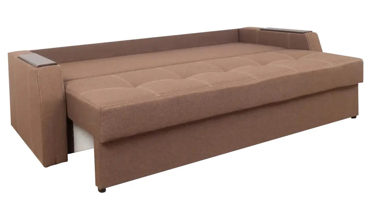 Диван еврокнижка Оскор с подушками и нишей 223х100 см Коричневый (1764729446) - фото 3 Диван еврокнижка Оскор с подушками и нишей 223х100 см Коричневый (1764729446) - фото 3