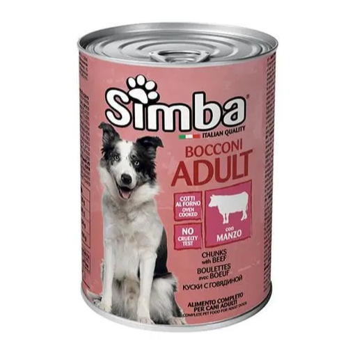 Корм вологий для собак Simba Dog Wet Яловичина 415 г (70009010)