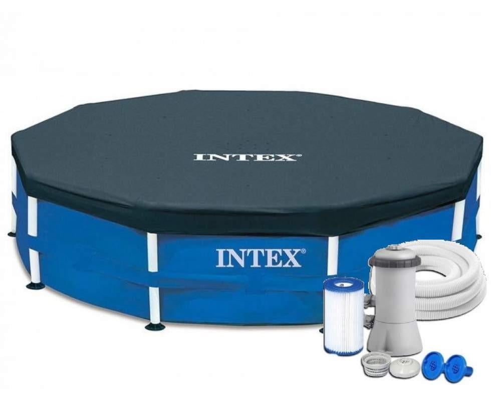 Бассейн каркасный круглый Intex 28202 NP 305x76 см 4485 л от 6 лет + фильтр-насос (10855065) Бассейн каркасный круглый Intex 28202 NP 305x76 см 4485 л от 6 лет + фильтр-насос (10855065)