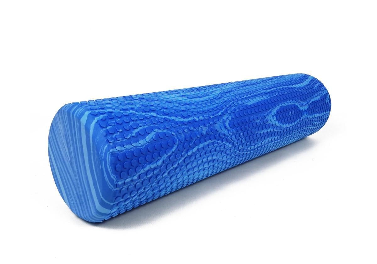 Массажный ролик EasyFit Foam Roller 60 см Синий/Голубой (EF-2033-Bl)