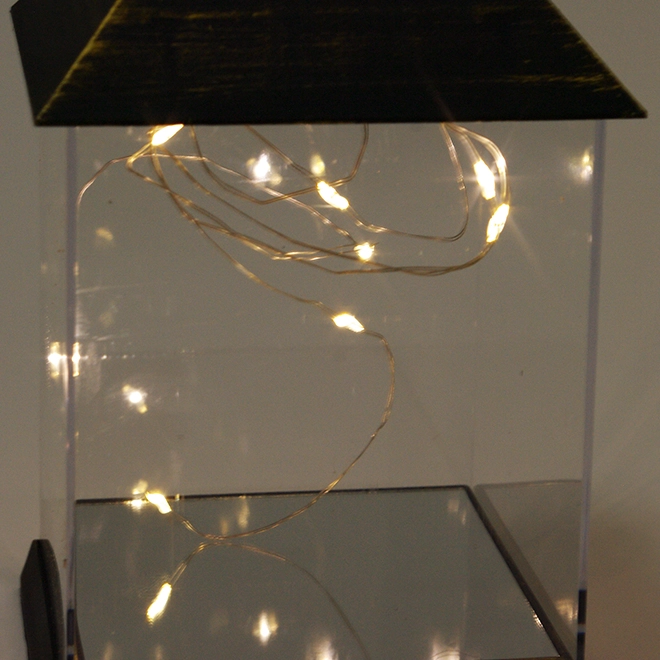 Подсвечник-фонарь с LED гирляндой Черно-золотой (OR-LP6324-3) - фото 3 Подсвечник-фонарь с LED гирляндой Черно-золотой (OR-LP6324-3) - фото 3