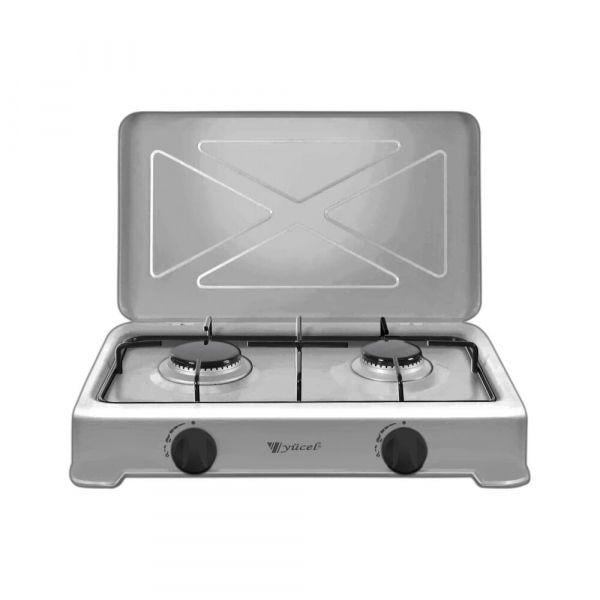 Настольная газовая плита Yucel O-200-LPG-Silver (1371079) Настольная газовая плита Yucel O-200-LPG-Silver (1371079)