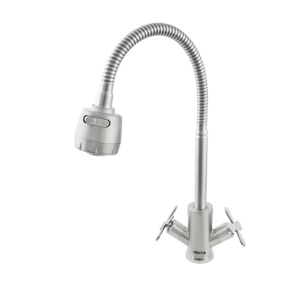 Смеситель для кухни Venta VК422SS Нержавеющая сталь