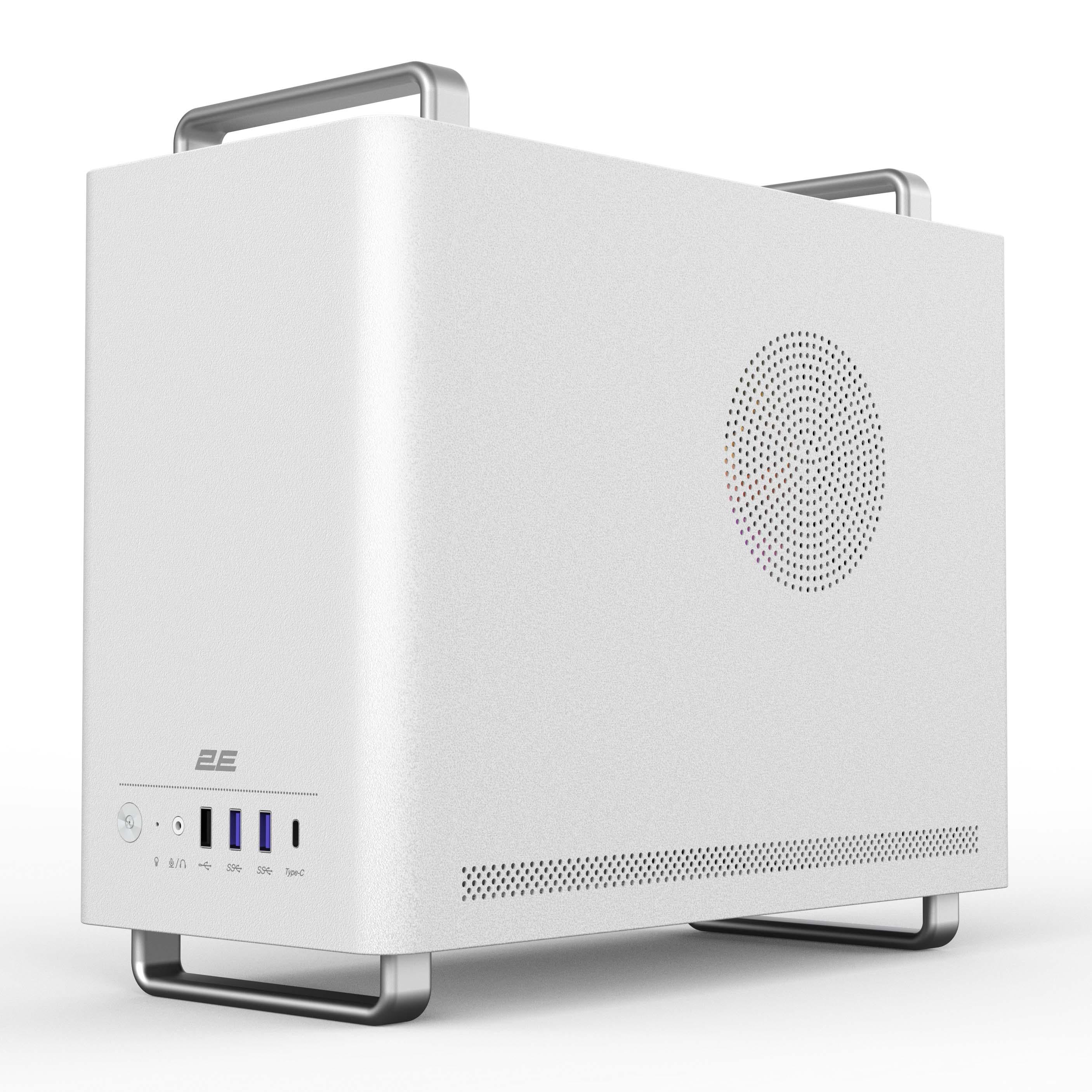 Корпус для компьютера 2E Credo Mesh Mini Tower mini-ITX/micro-ATX no PSU Белый (2E-V300W-MH)