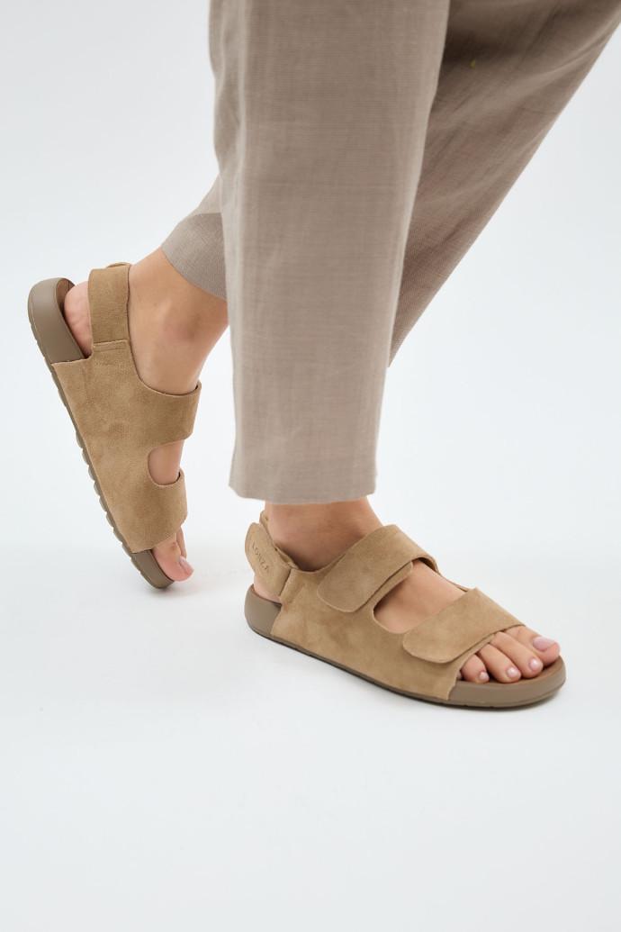 Сандалии женские LONZA на платформе р. 37 Бежевый (200211) - фото 5 Сандалии женские LONZA на платформе р. 37 Бежевый (200211) - фото 5