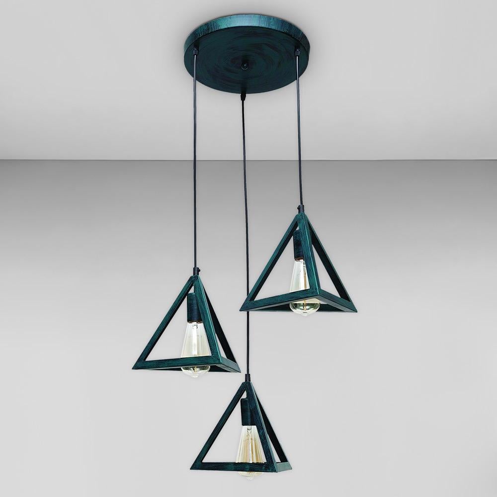 Люстра подвесная лофт Light House LS-17204F-3 GX 300 Оксид меди