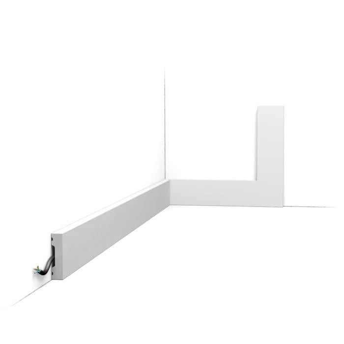 Плинтус дюрополимерный Orac SX162 жесткий 40х10х2000 мм (29284966)