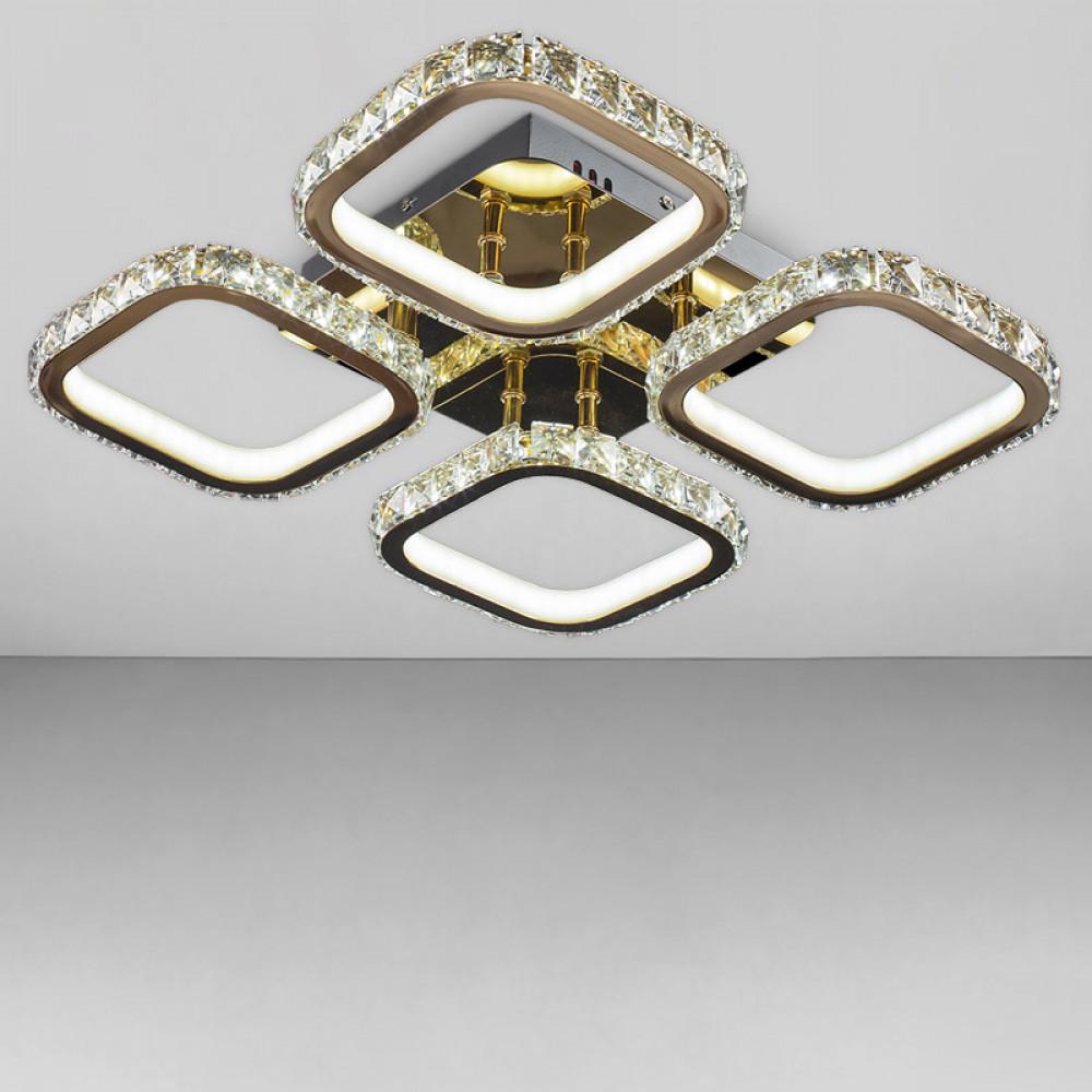 Люстра светодиодная Svet на пульте управления 3000-6000К 160W Золотой (SY-7942/4 GD DIMMER)