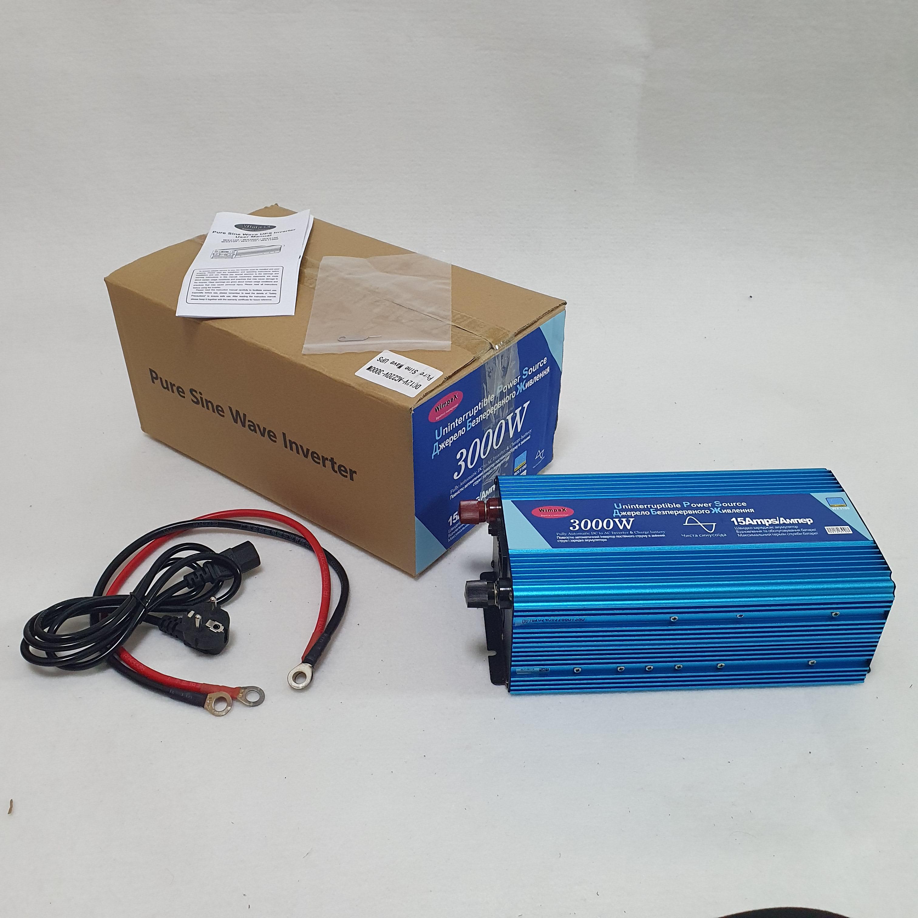 Преобразователь напряжения/инвертор Power Inverter Wimpex 3000W с защитой от короткого замыкания X31-W00 - фото 9 Преобразователь напряжения/инвертор Power Inverter Wimpex 3000W с защитой от короткого замыкания X31-W00 - фото 9