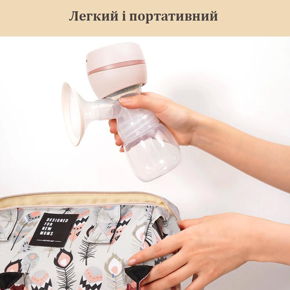 Молокоотсос Dr.Isla ультратихий с функцией массажа и стимуляцией лактации Розовый (15151610) - фото 10 Молокоотсос Dr.Isla ультратихий с функцией массажа и стимуляцией лактации Розовый (15151610) - фото 10