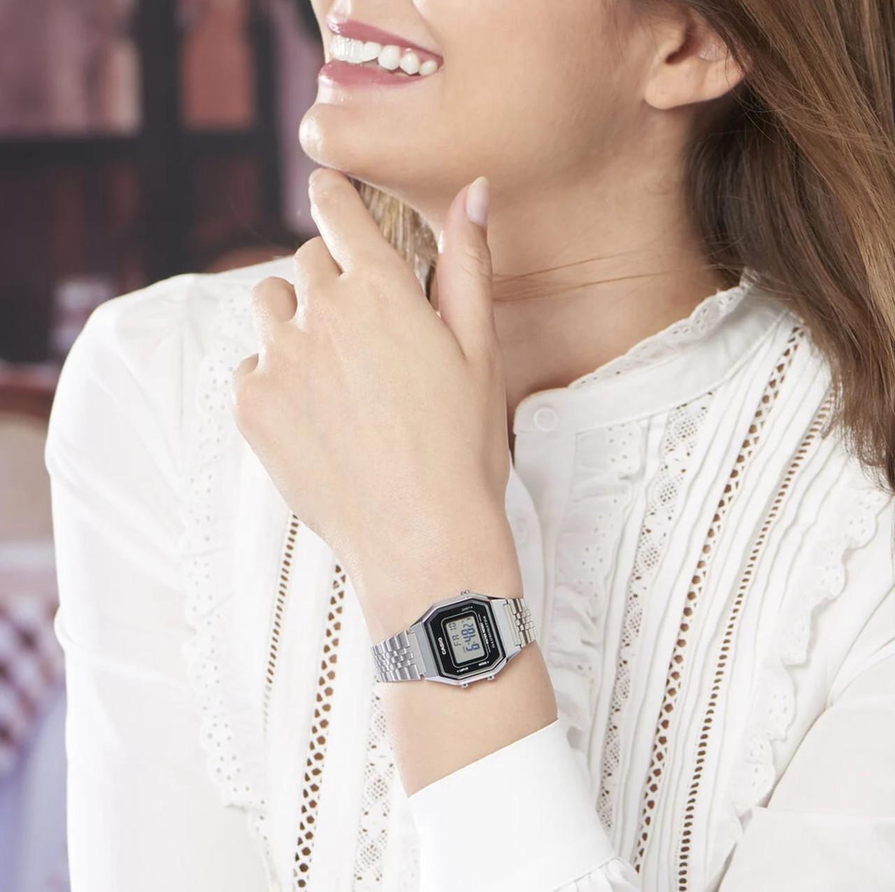 Наручные часы женские Casio LA680WA-1DF Серый (2461237028) - фото 3 Наручные часы женские Casio LA680WA-1DF Серый (2461237028) - фото 3