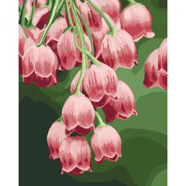 Картина по номерам Идейка Цветы Букеты Чудесные колокольчики 40х50 см в термопакете (КНО3040-mt)