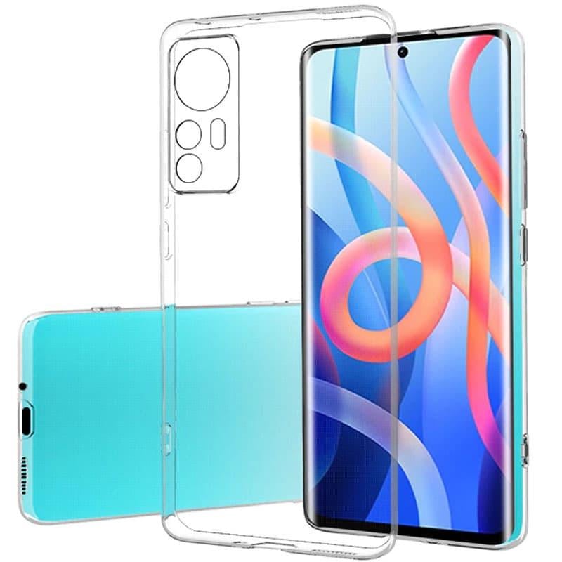 Противоударный TPU чехол Epic Transparent 1,5mm Full Camera для Xiaomi 12 / 12X Бесцветный (прозрачный)