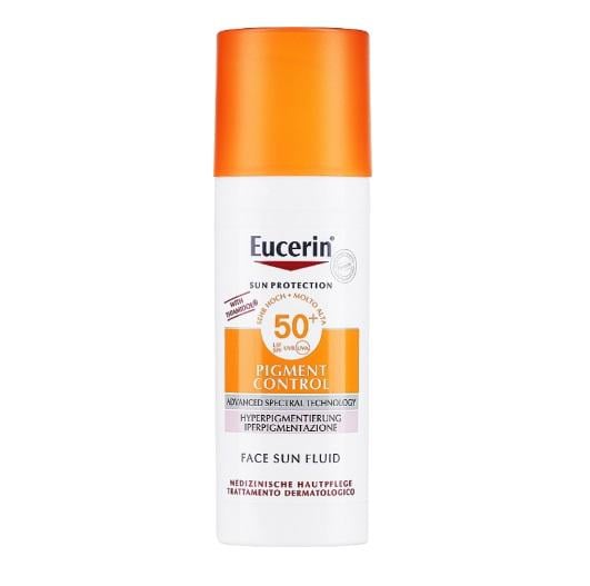 Флюид для лица солнцезащитный Eucerin Pigment Control Sun Fluid SPF 50+ против гиперпигментации 50 мл (2231541572)