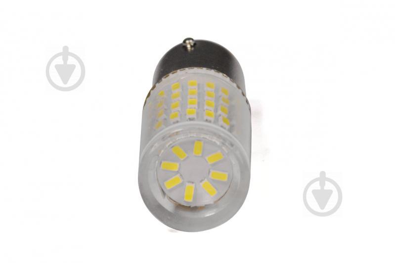 Світлодіодна лампа StarLight T25 80 діодів SMD 3014 12-24V 3.5W WHITE у колбі - фото 3