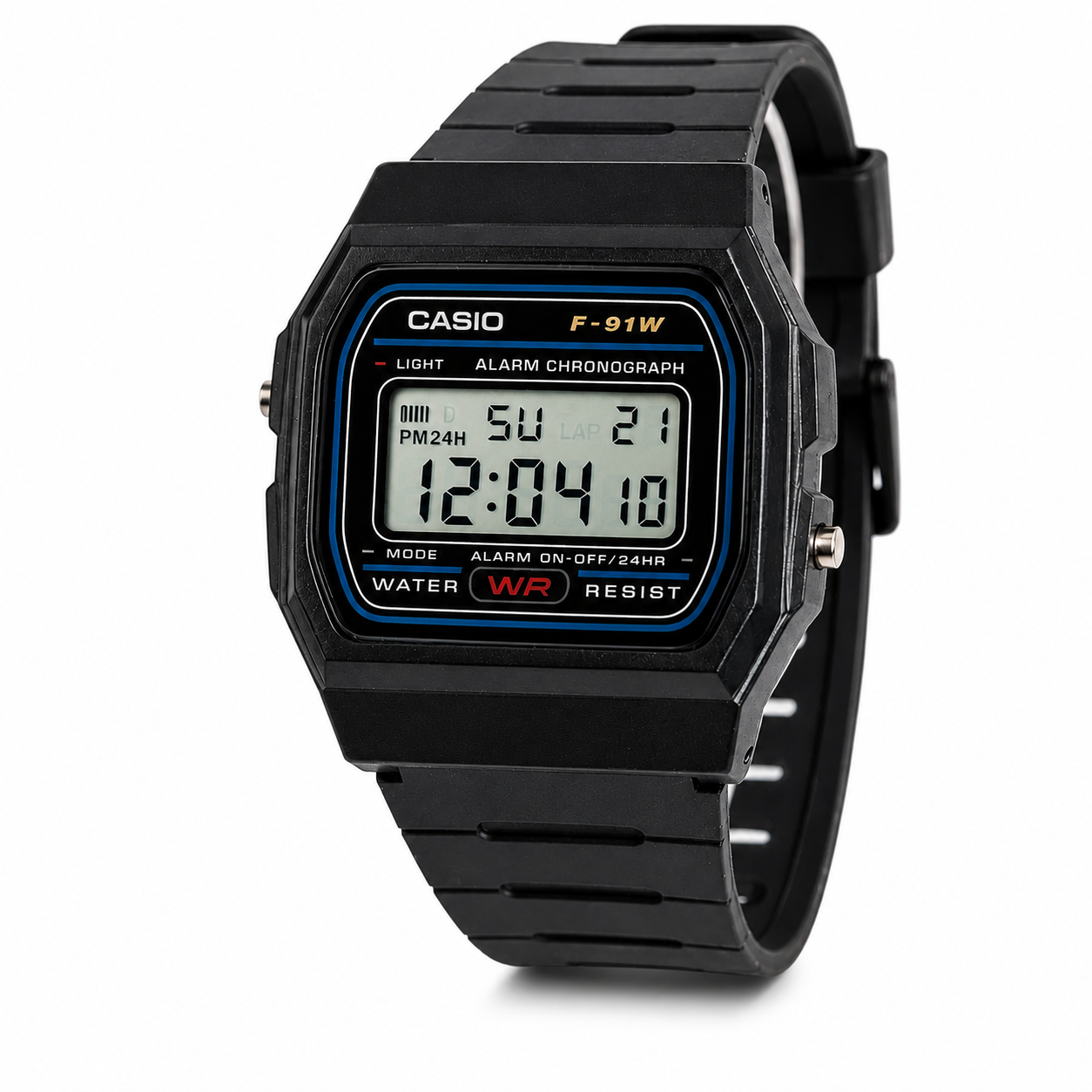 Часы наручные Casio F-91W электронные с кварцевым механизмом