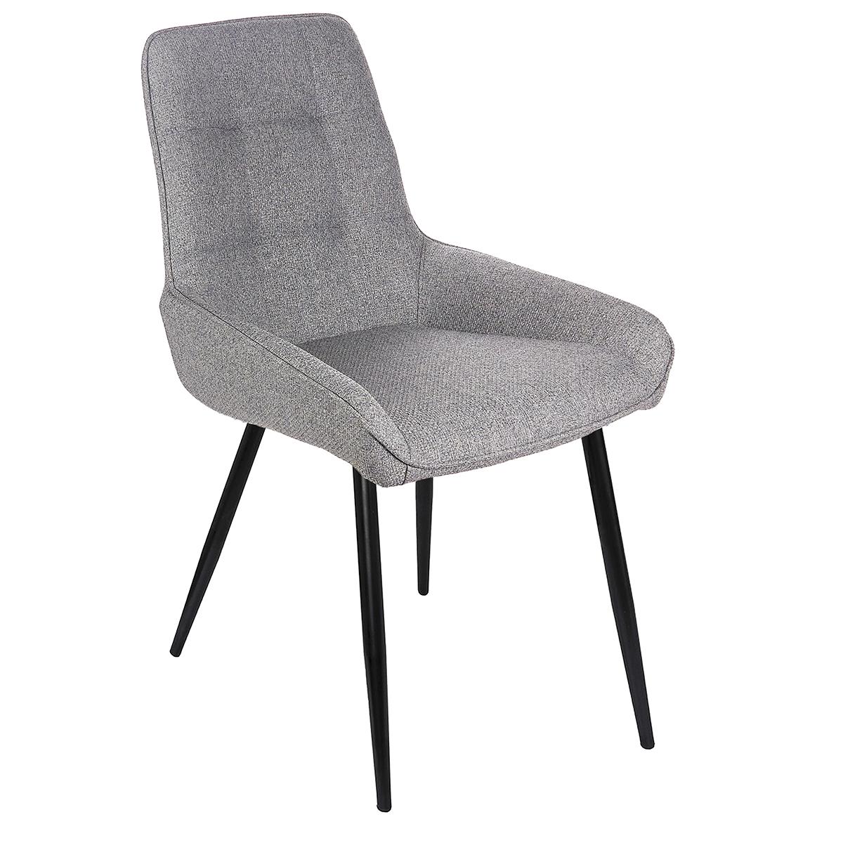 Кухонный стул Fly F-9 ВR из металла/ткань рогожка Серый (48312)