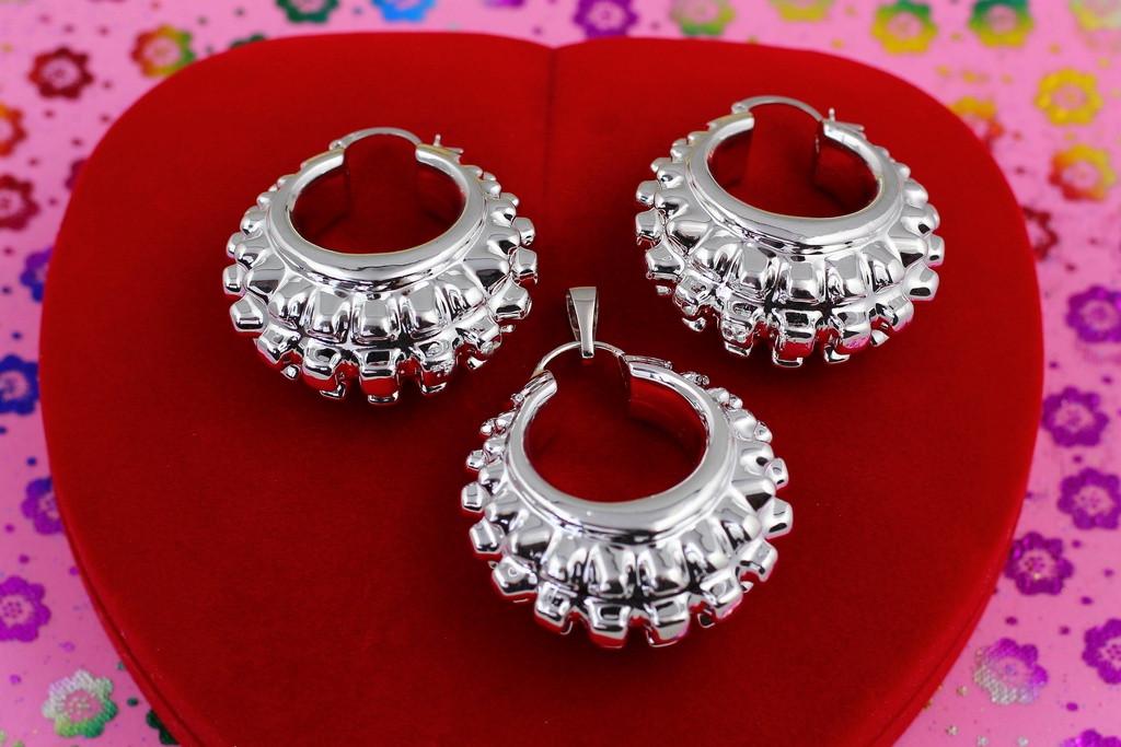 Набор Xuping Jewelry Ежик в клубке 5,2 см Серебристый (1693898738)