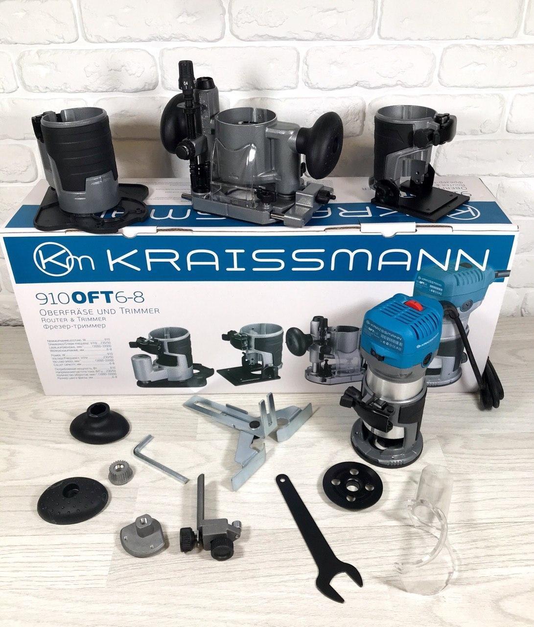 Фрезер KRAISSMANN 910OFT6-8 4 бази - фото 2 Фрезер KRAISSMANN 910OFT6-8 4 бази - фото 2