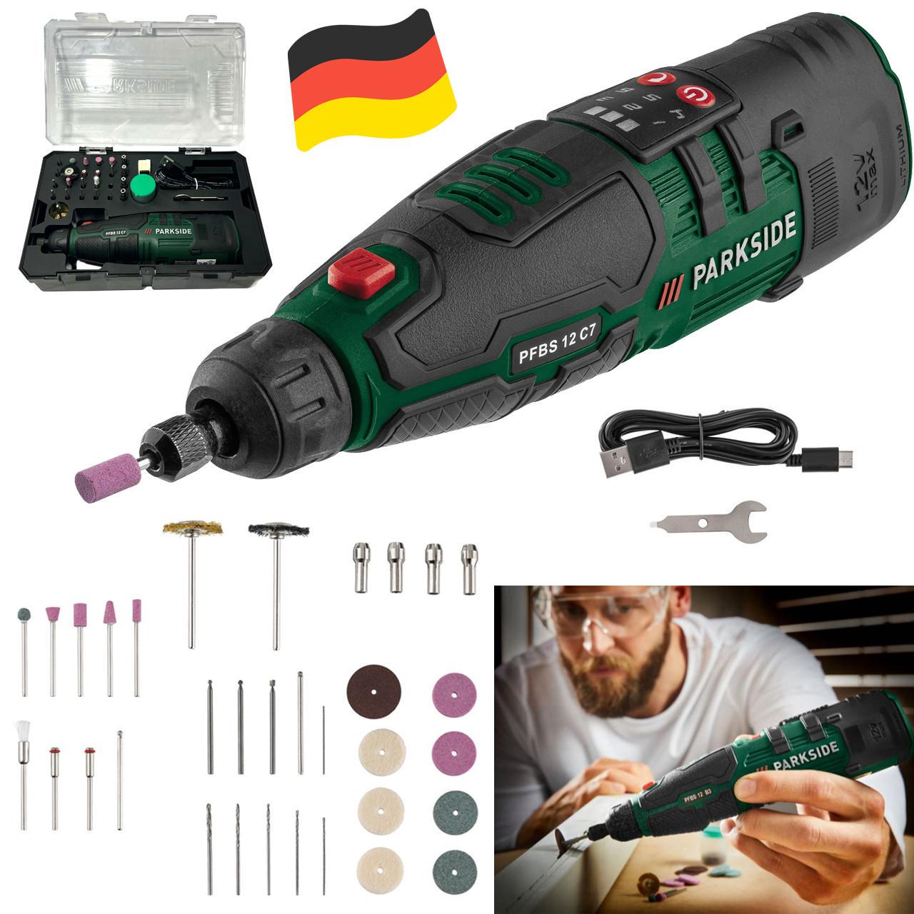 Гравер аккумуляторный PARKSIDE PFBS 12 C7 12 В 1,3 Ач (926991069) - фото 15 Гравер аккумуляторный PARKSIDE PFBS 12 C7 12 В 1,3 Ач (926991069) - фото 15