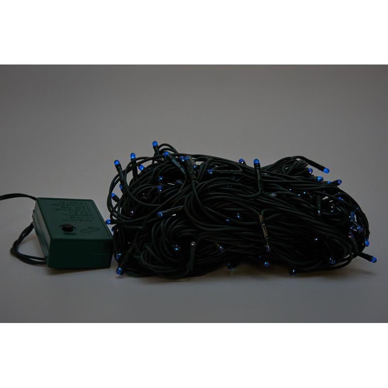 Гірлянда 9 м 180LED 8 режимів синій IP44 (350155)