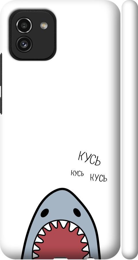 Чехол на Samsung Galaxy A03 A035F Акула (4870m-2499-42517) Чехол на Samsung Galaxy A03 A035F Акула (4870m-2499-42517)