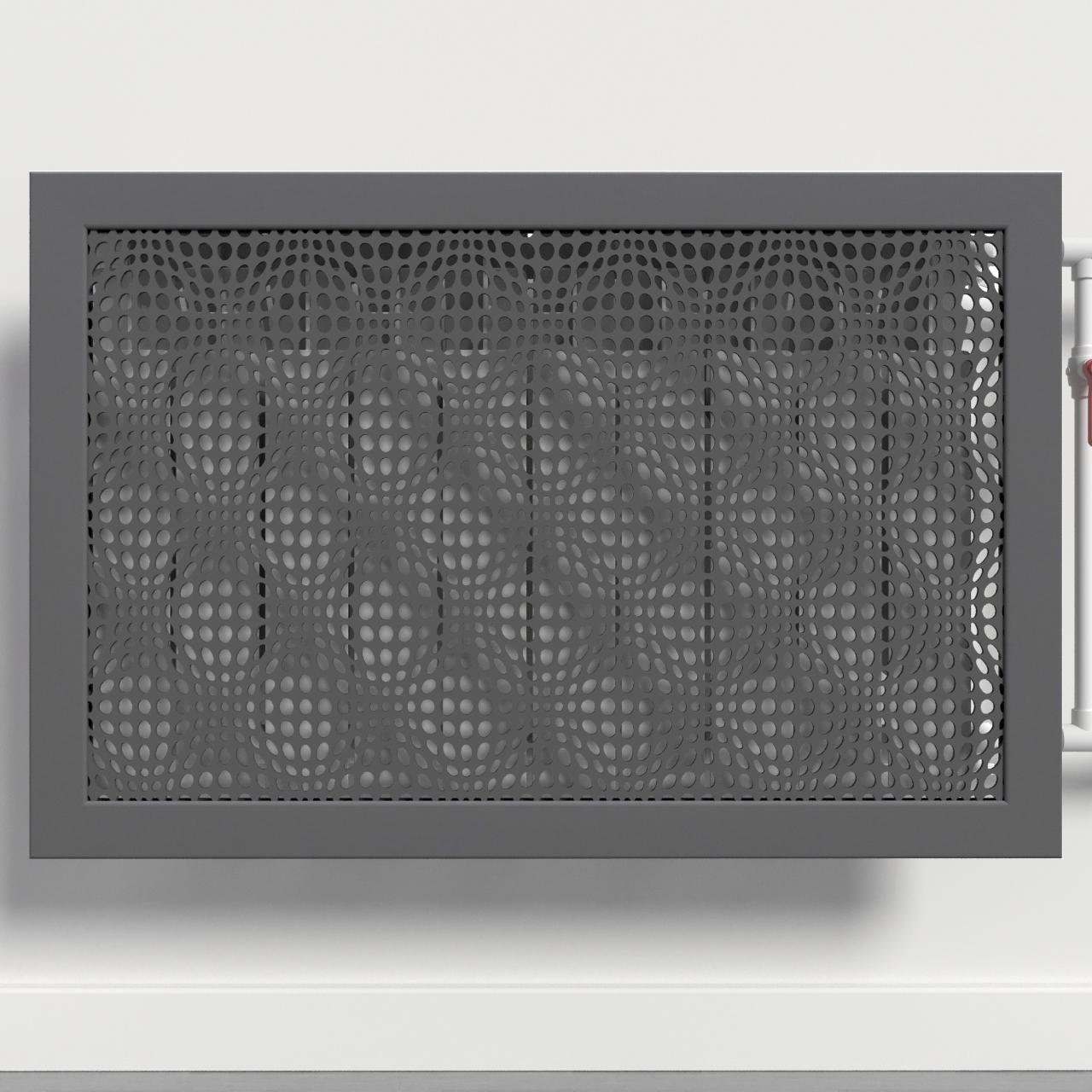 Решетка-экран на батарею SMARTWOOD 600 мм Графит (R20222106)