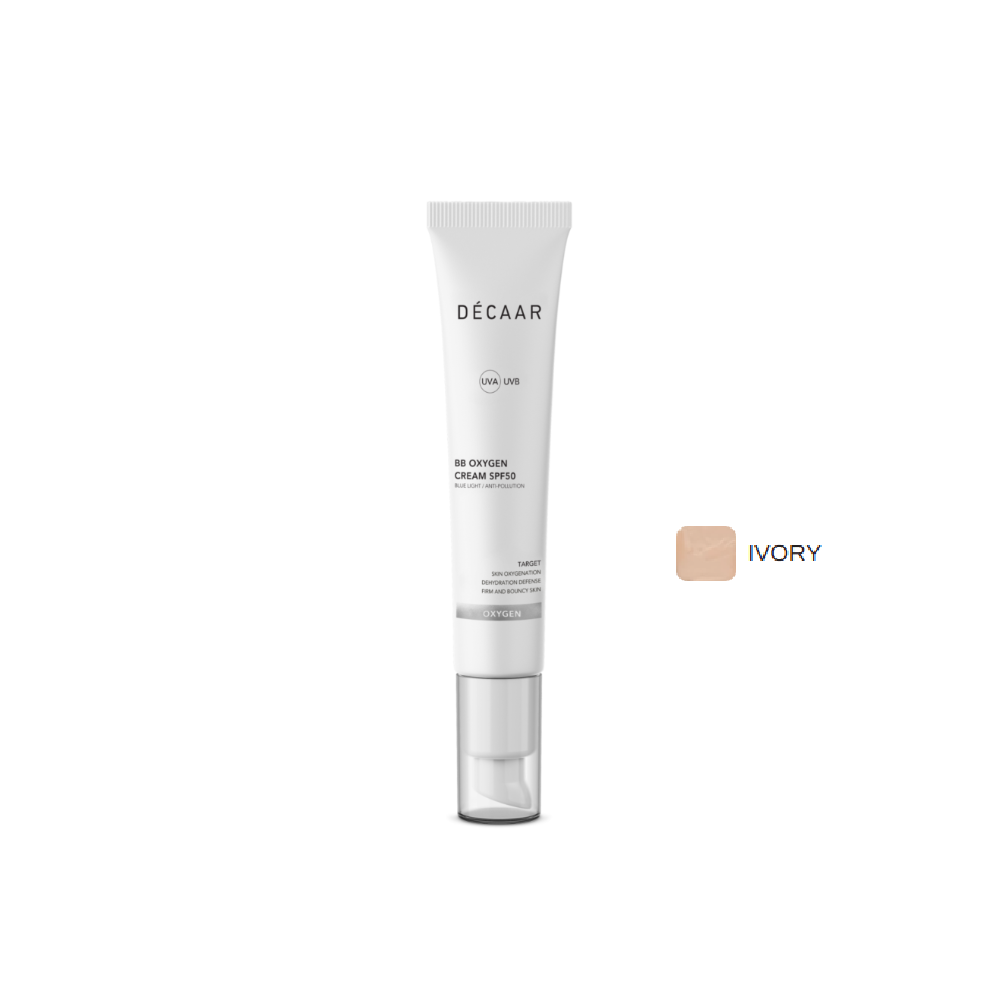 Крем кисневий з перфтордекаліном Decaar IVORY BB Oxygen Cream SPF50 50 мл Крем кисневий з перфтордекаліном Decaar IVORY BB Oxygen Cream SPF50 50 мл