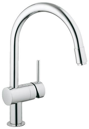 Кухонный смеситель однорычажный с выдвижным изливом Grohe Minta 32918000 Хром (37261)