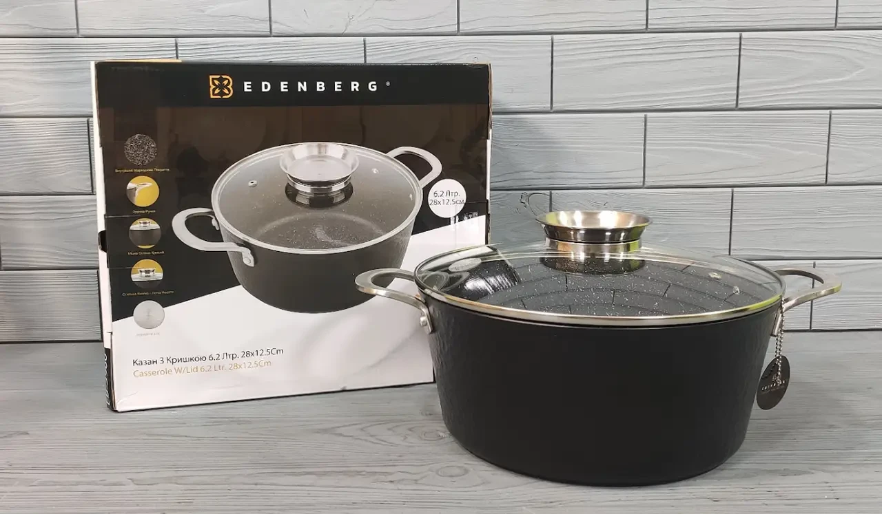 Кастрюля Edenberg EB-3966 6,2 л (14356906) Кастрюля Edenberg EB-3966 6,2 л (14356906)