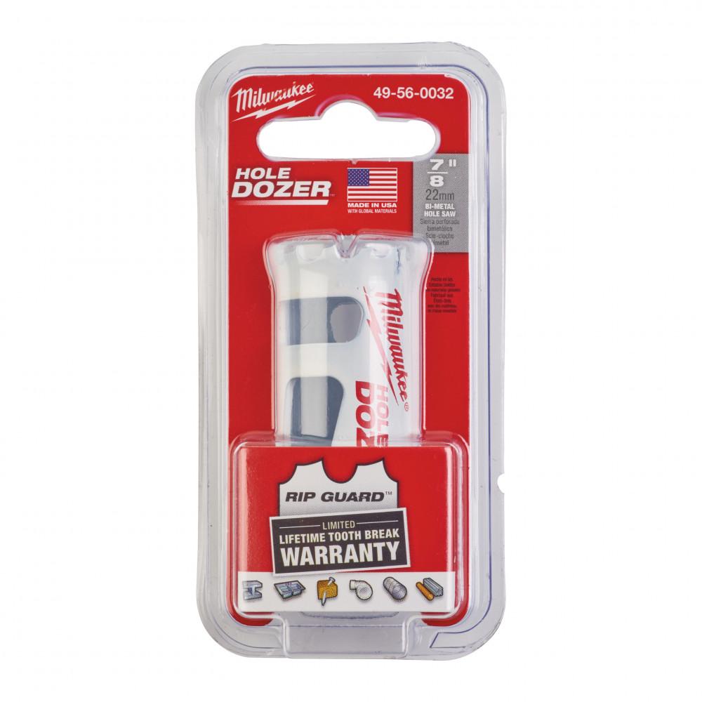 Коронка биметаллическая Milwaukee Hole Dozer с добавлением кобальта 22 мм (49560032) - фото 2