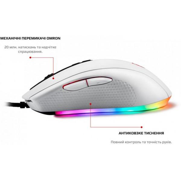 Мышь Motospeed V60 (mtv60w) White USB - фото 2